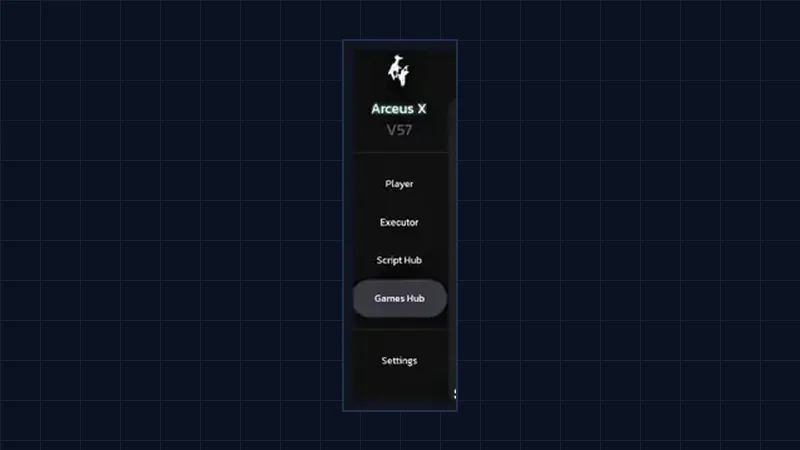 Arceus X Neo mod menu interface detail